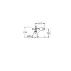 Kit miscelatori lavabo bidet e vasca in ottone cromato collezione Sirio Keller Taps - con kit doccia