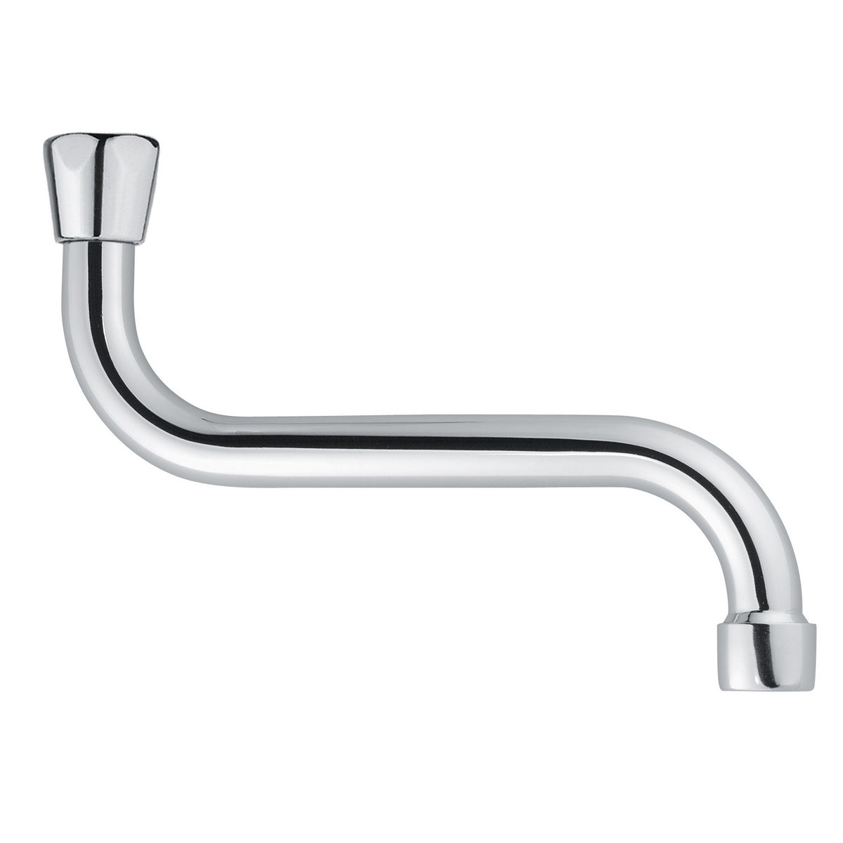 Canna per gruppo lavello a muro universale RubiFlux cm 20