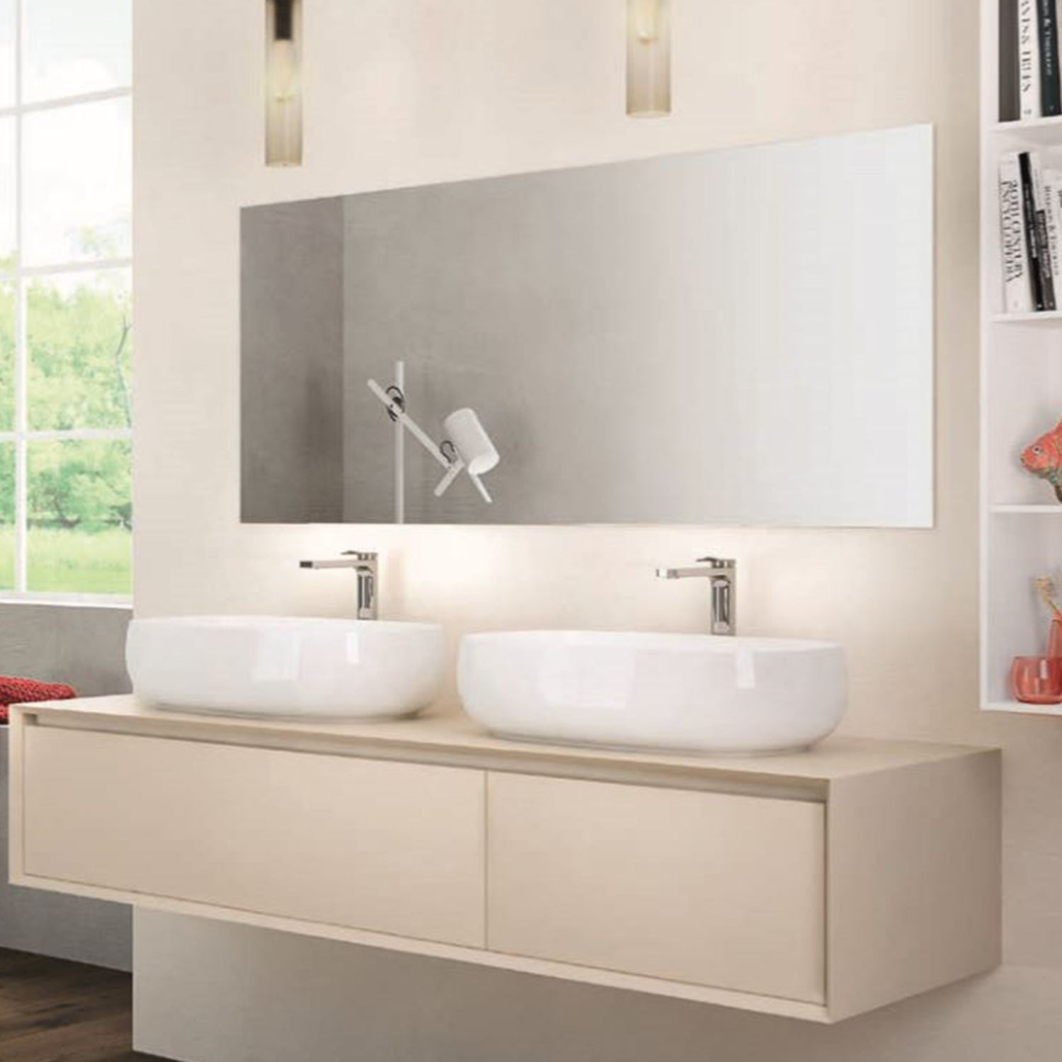 Miscelatore lavabo con piletta click clack modello Soffio Gattoni