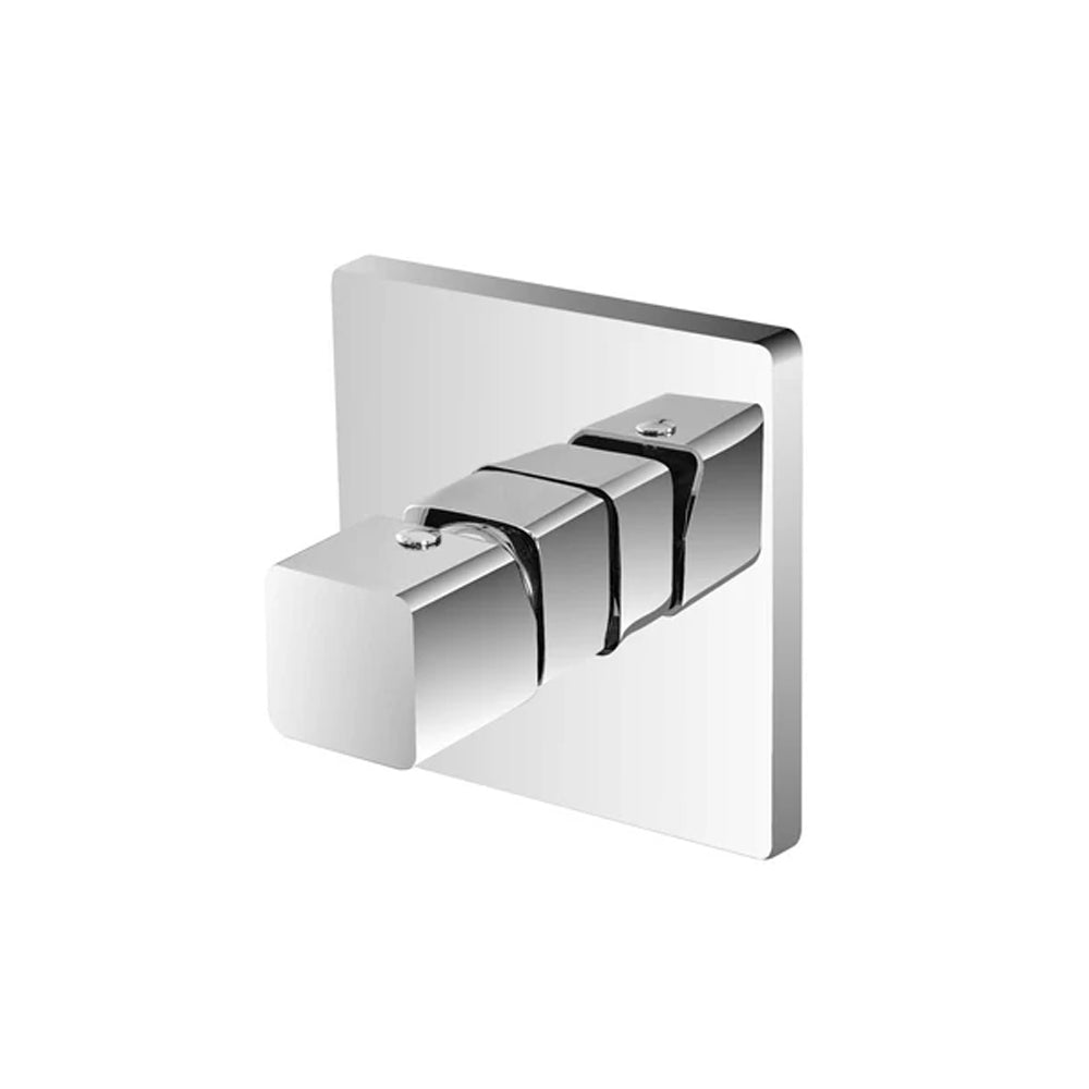 Miscelatore monocomando  incasso doccia a una sola via Serie Lilium Modello Chrome Rubiflux - Cromato Lucido
