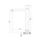 Kit miscelatore lavabo alto + bidet + doccia a una via RubiFlux serie Lilium Modello Chrome con piletta clic-clac in acciaio inox - Cromato lucido