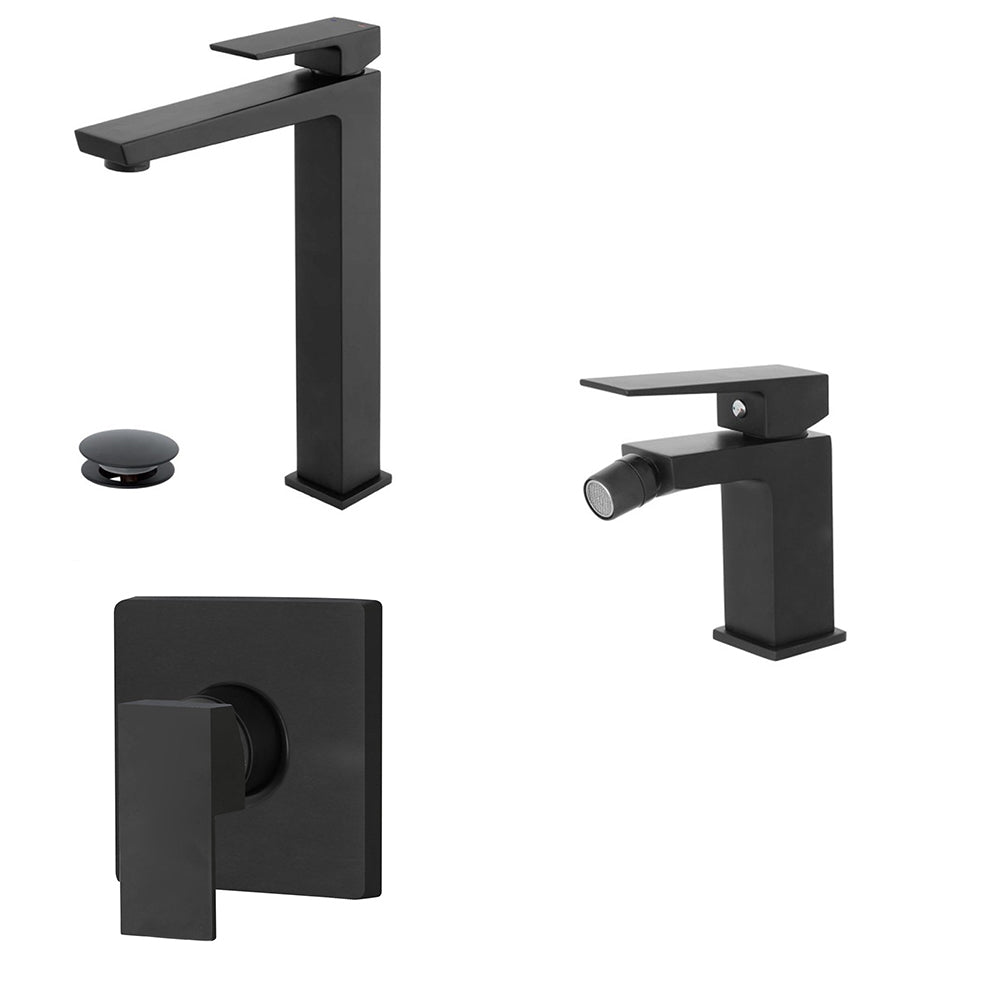 Kit miscelatore lavabo alto