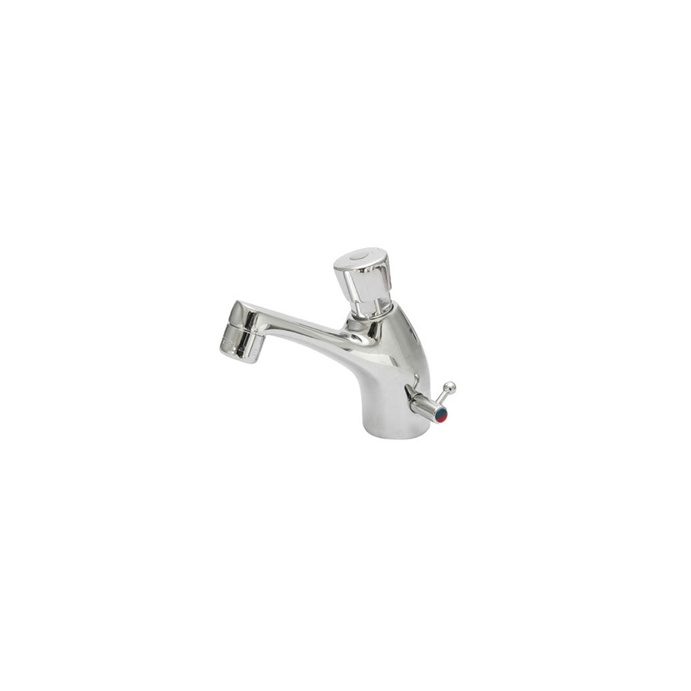 Miscelatore lavabo temporizzato con durata preregolata di MCM con flessibili