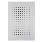 Soffione ad incasso in acciaio inox 316L spazzolato 28