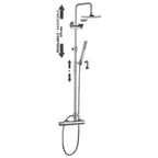 Colonna doccia regolabile Master Plus con doccia Birillo in ABS Paffoni - Cromato
