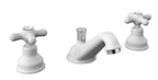 Batteria lavabo con bocca RetrÃ² Paffoni serie Iris - Cromo/Bianco