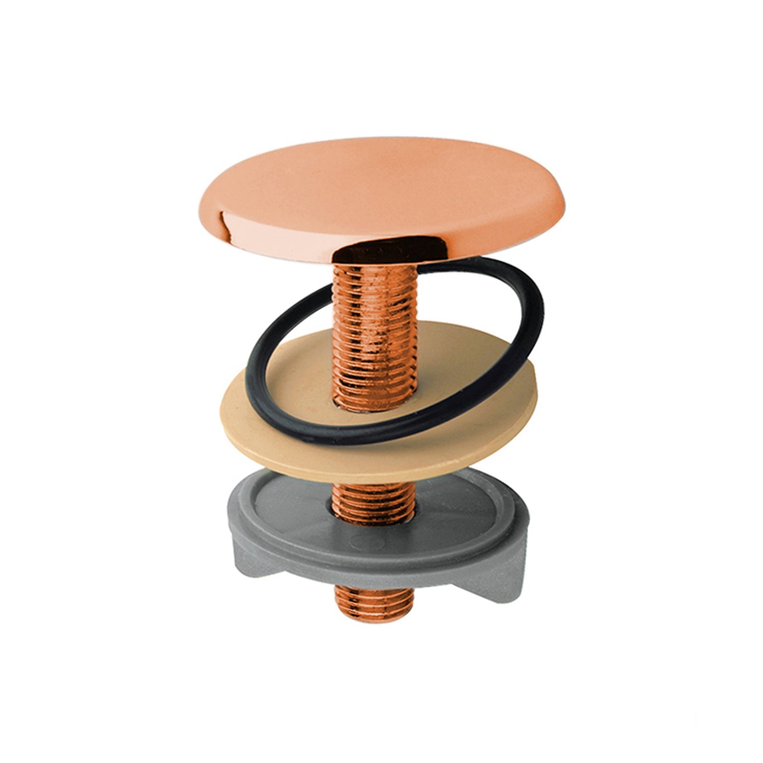 Tappo copriforo in ottone RubiFluxdiam. 49 mm - Rame