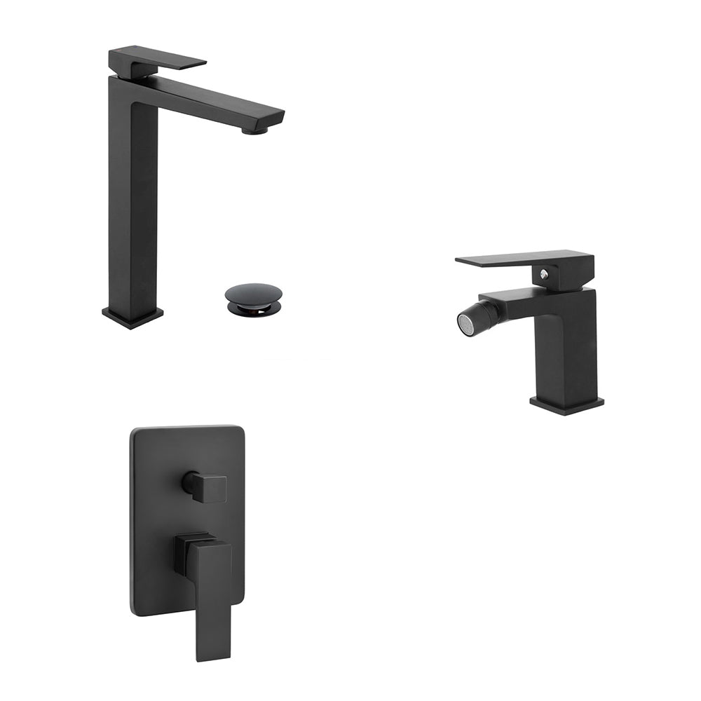 Kit miscelatore lavabo alto