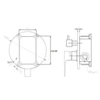 Kit miscelatore lavabo