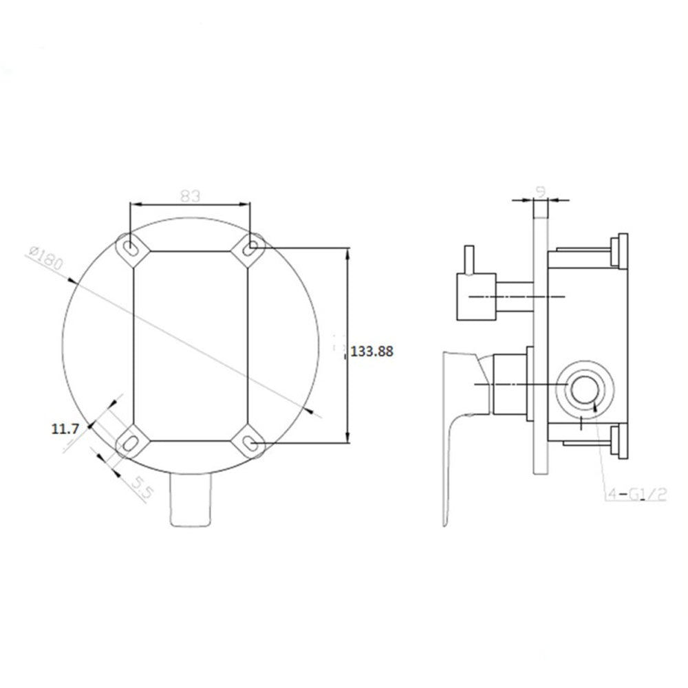 Kit miscelatore lavabo