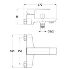 Kit miscelatore lavabo