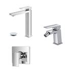 Kit miscelatore lavabo alto