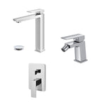Kit miscelatore lavabo alto