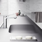 Set miscelatori lavabo e bidet in ottone modello Tilt Paffoni cromato