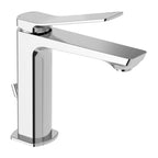 Set miscelatori lavabo bidet e vasca con doccino in ottone modello Tilt Paffoni cromato