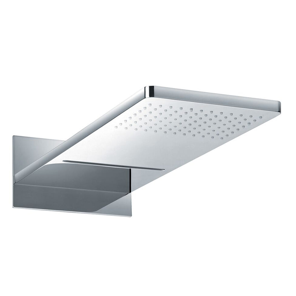 Soffione Oslo 48.3x20.5cm in acciaio a 2 getti con corpo ad incasso