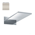 Soffione Stockholm 55x23cm con 2 getti e ispezionabile nichel