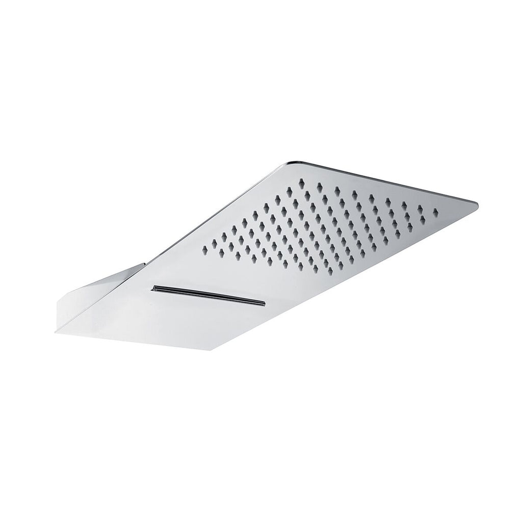 Soffione Berlino 55x23cm con 2 getti