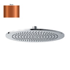 Soffione tondo Vienna 200mm rame monogetto con snodo e ispezionabile