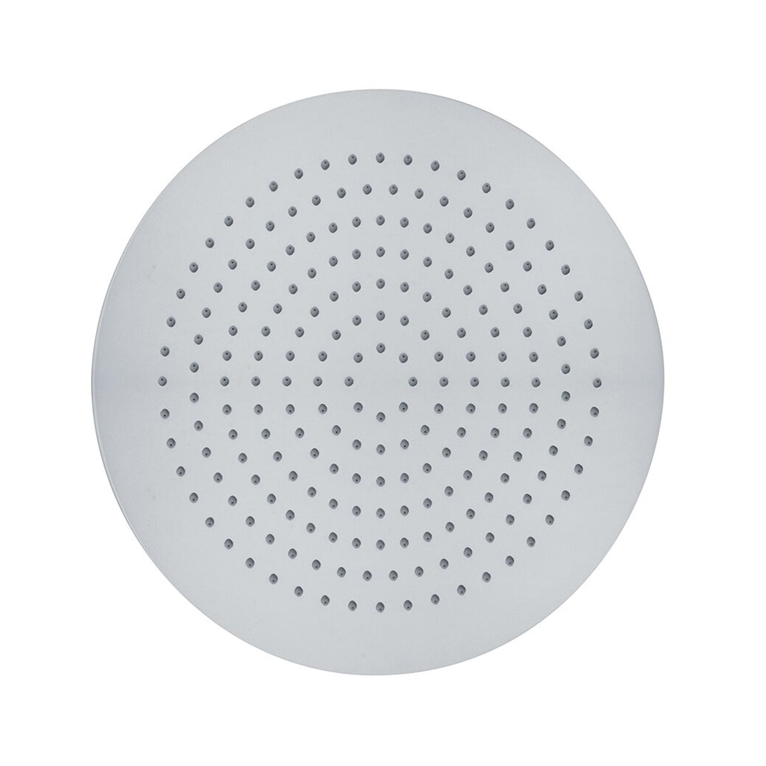 Soffione tondo Vienna 250mm bianco  monogetto con snodo e ispezionabile