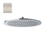 Soffione tondo Vienna 300mm monogetto con snodo e ispezionabile nichel