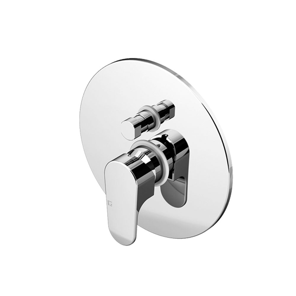 Miscelatore incasso doccia2 vie con deviatore  Marca Gattoni H20MIX1000 in ottone cromato