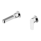 Miscelatore lavabo a muro Gattoni H20MIX3000 cromato con bocca di erogazione