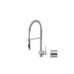 Miscelatore cucina con doccetta serie Stick modello SK179ST steel looking Paffoni