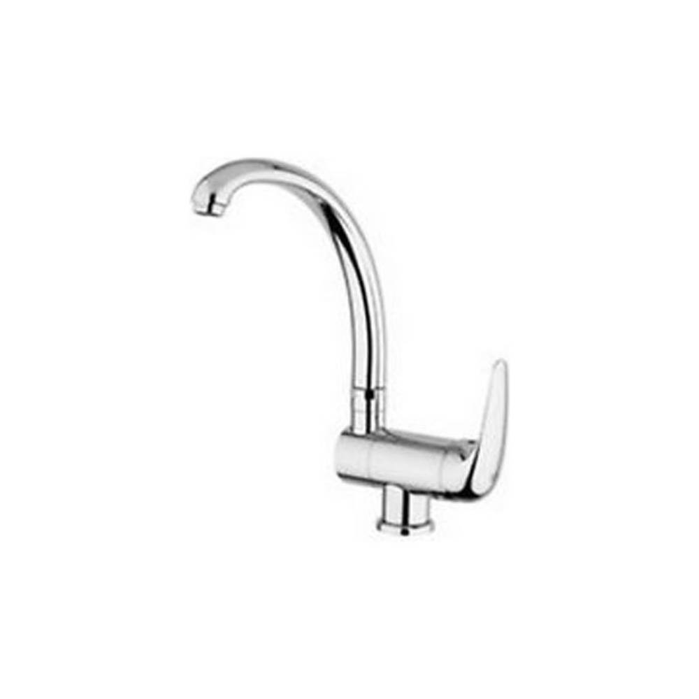 Miscelatore lavello monoforo con canna reclinabile serie Duemila Paffoni - Cromato