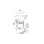 Miscelatore lavabo con scarico serie Nettuno Due modello ND075CR cromo Paffoni