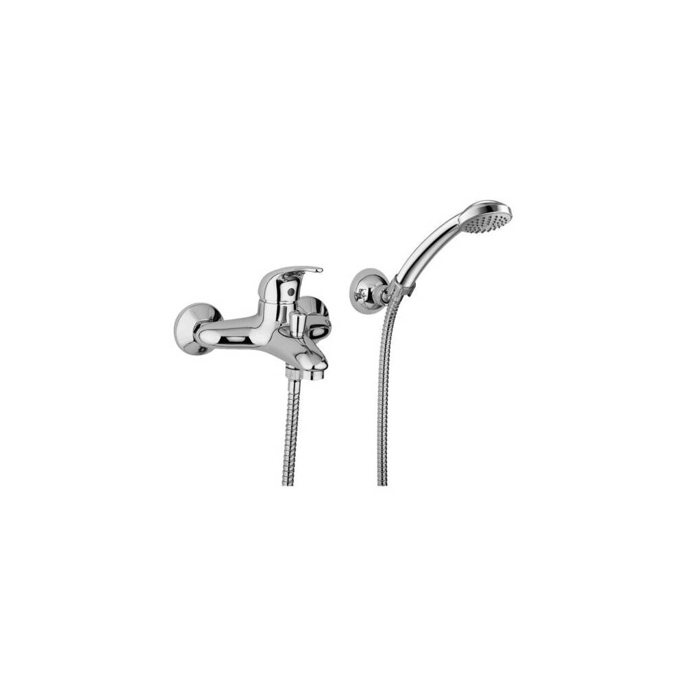 Miscelatore vasca con doccetta serie Nettuno Due modello ND023CR cromo Paffoni