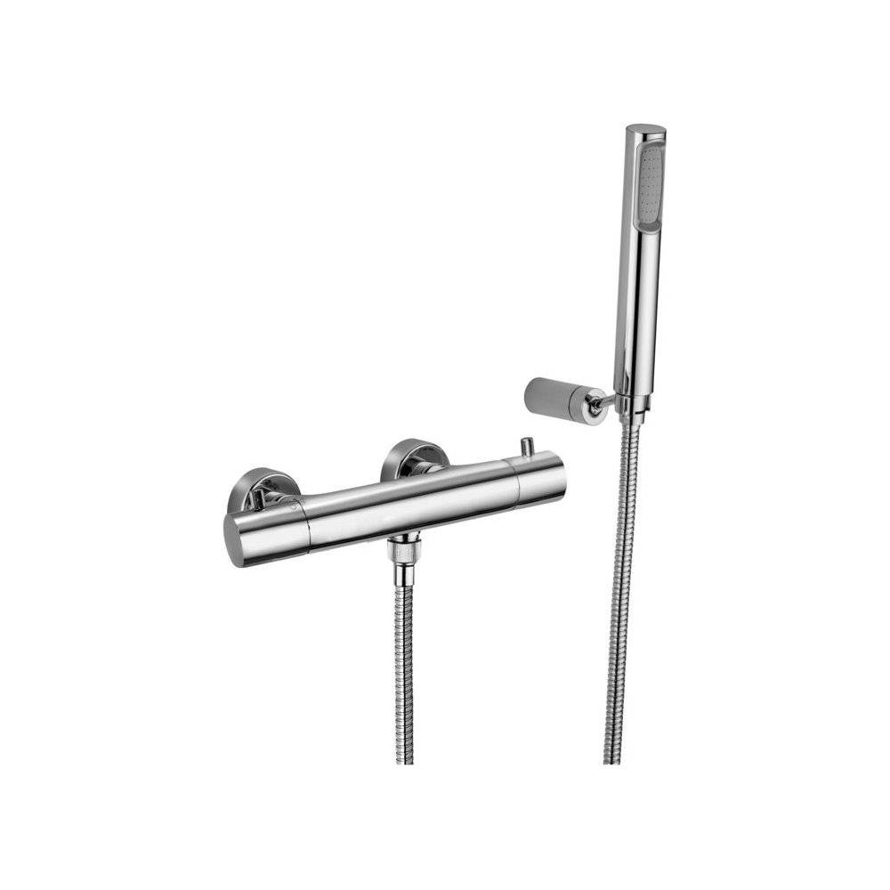 Miscelatore termostatico doccia con duplex serie Light modello LIQ168DCR cromo Paffoni