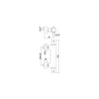 Miscelatore termostatico doccia con duplex serie Light modello LIQ168DCR cromo Paffoni