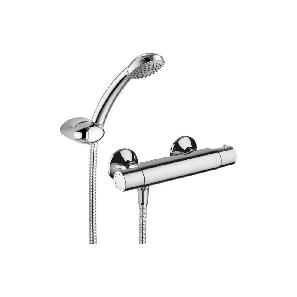 Miscelatore doccia termostatico serie Equo Star New modello EQS168DCRNEW cromo Paffoni