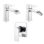 Composizione di miscelatori per lavabo