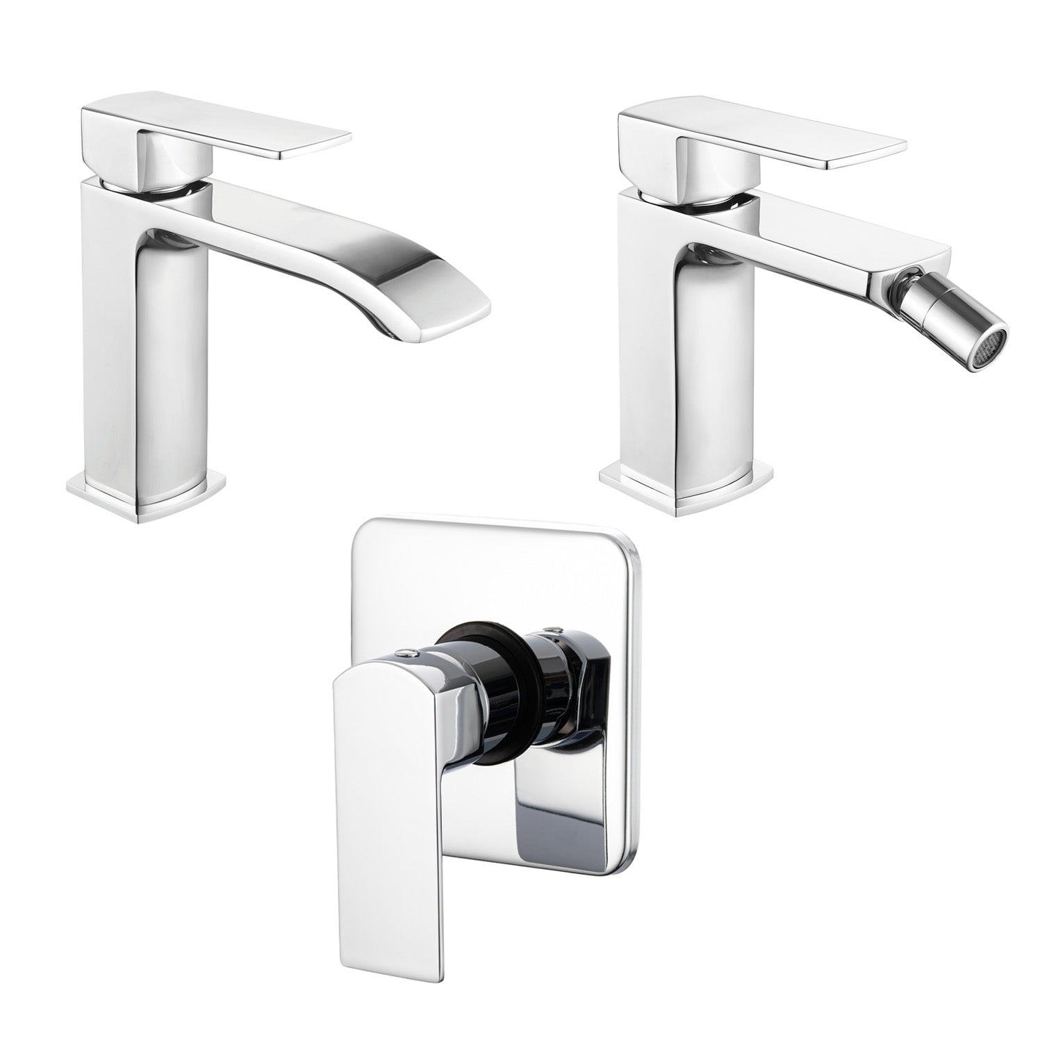 Composizione di miscelatori per lavabo