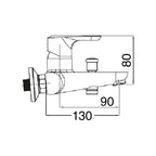 Composizione di miscelatori per lavabo