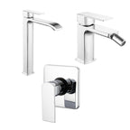 Composizione di miscelatori per lavabo alto