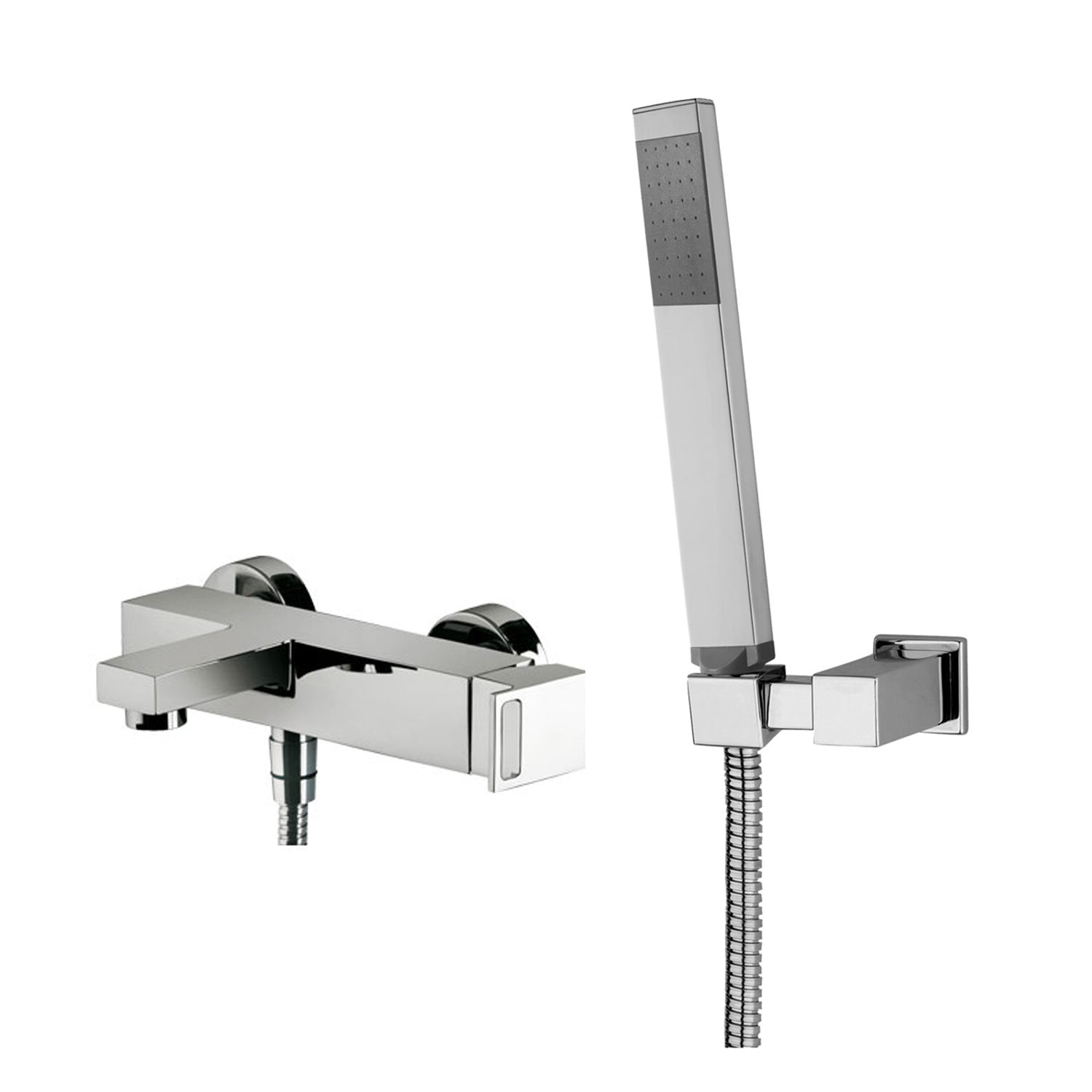 Miscelatore vasca completo di set doccia Paffoni Effe art. EF023CR