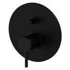 Miscelatore doccia da incasso con deviatore Paffoni Light Exclusive Edition Nero Opaco