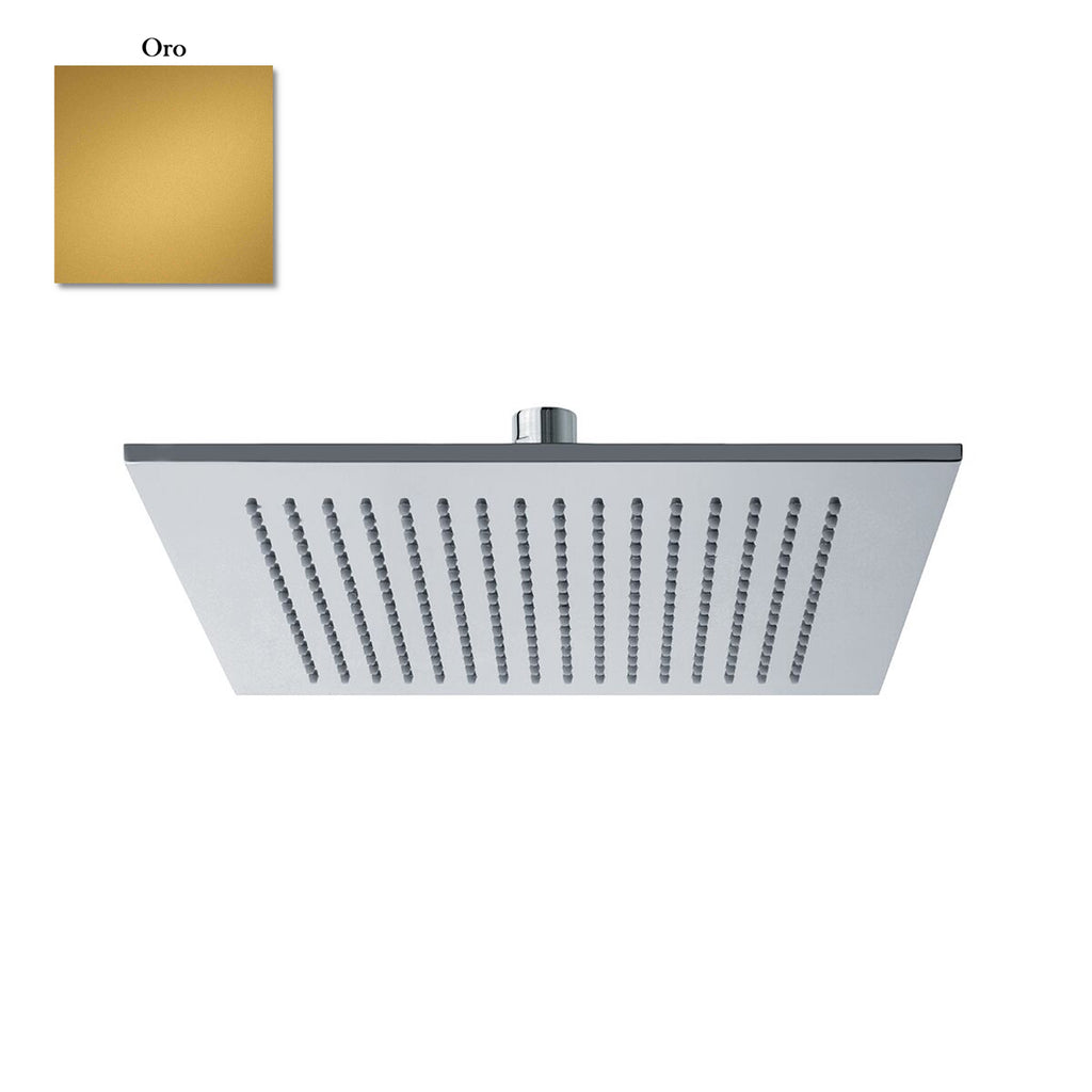 Soffione Parigi 200mm monogetto e ispezionabile oro