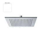 Soffione Parigi 250mm monogetto e ispezionabile bianco