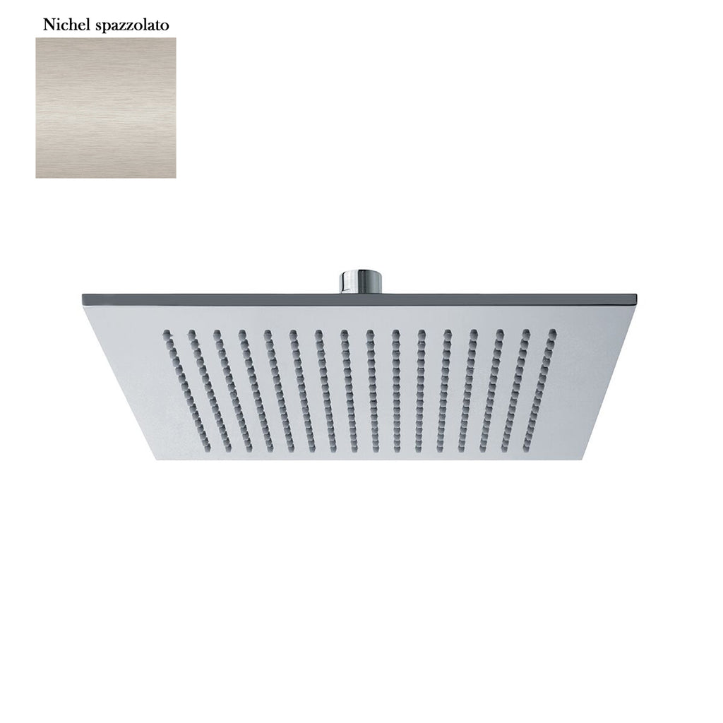 Soffione Parigi 250mm monogetto e ispezionabile nichel opaco