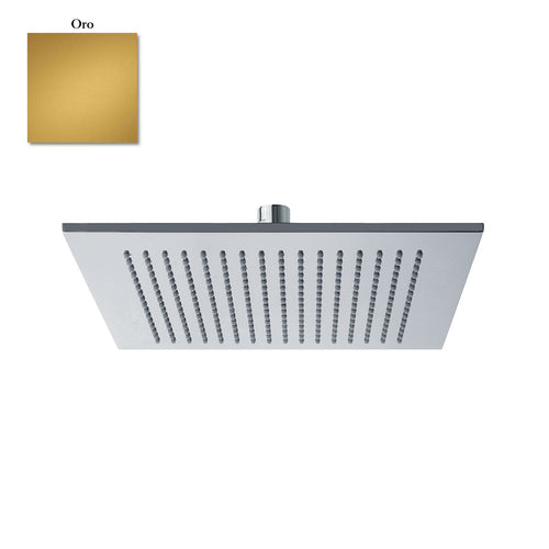 Soffione Parigi 400mm monogetto e ispezionabile oro