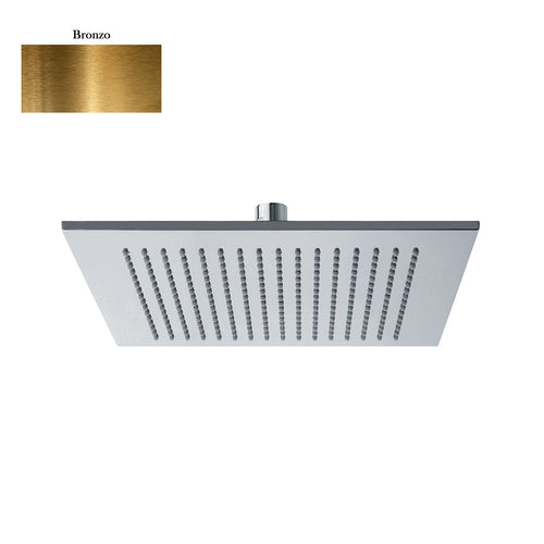 Soffione Parigi 400mm monogetto e ispezionabile bronzo