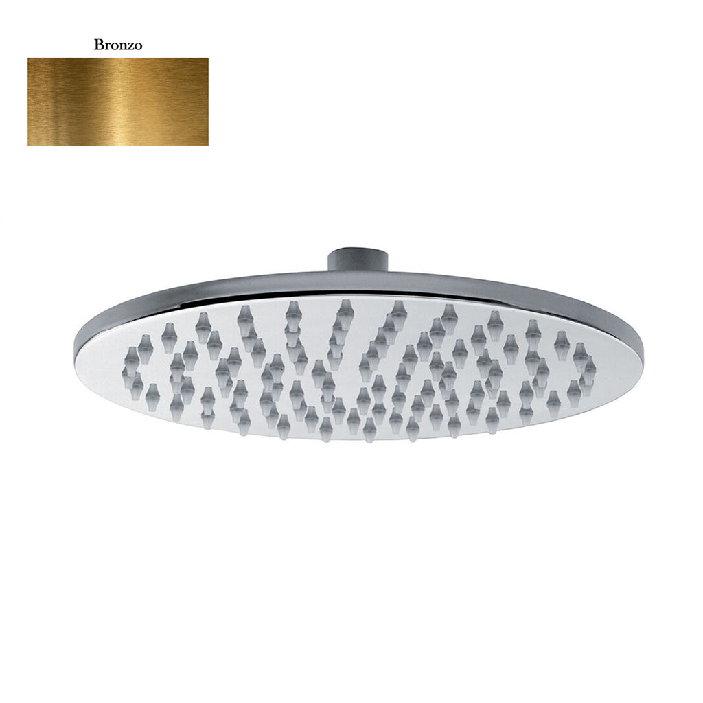 Soffione tondo Linz 300mm monogetto e ispezionabile bronzo