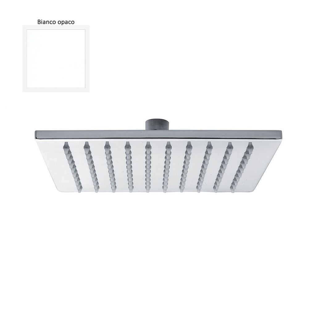 Soffione Calais 250mm monogetto e ispezionabile bianco