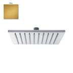 Soffione Calais 250mm monogetto e ispezionabile oro