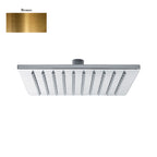 Soffione Calais 250mm monogetto e ispezionabile bronzo