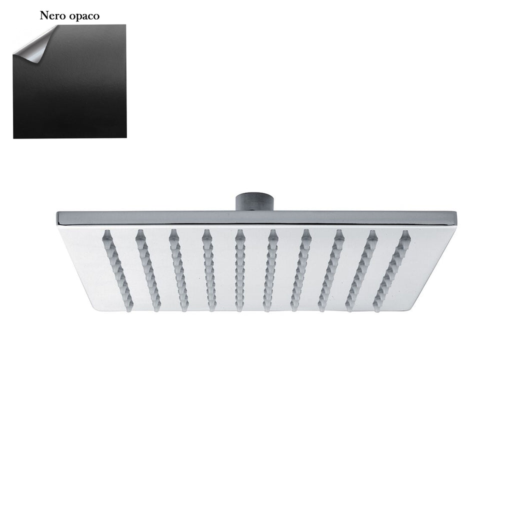 Soffione Calais 300mm monogetto e ispezionabile nero